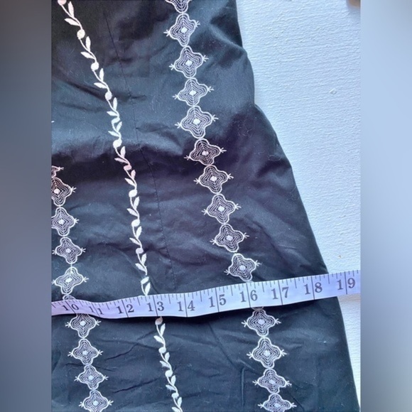 BCBG‎ MaxAzria Black White Embroidered Sundress NWT - Picture 9 of 12